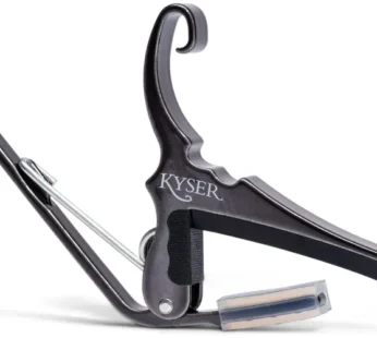 Capo Acust.t/pinza,KG6BCA,B.Chrome negro cromado Imp