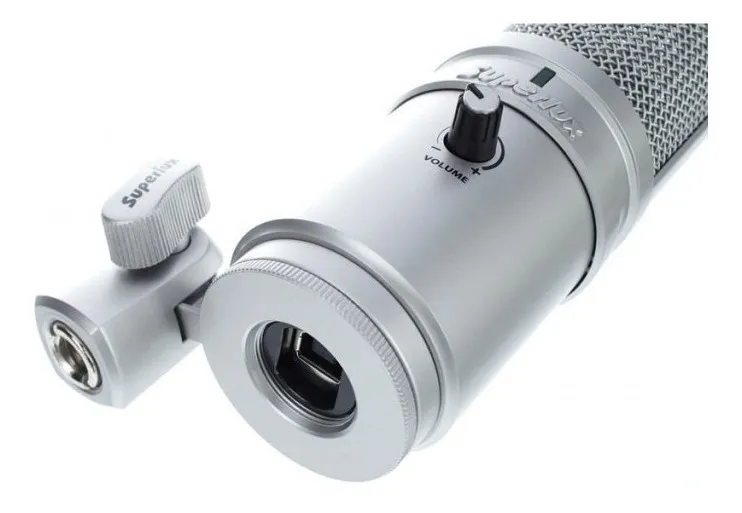Microfono E205U Condenser USB gris Imp - Imagen 2
