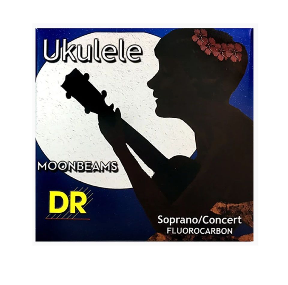 Encordado para ukelele soprano DR Strings Moonbeams Clear Fluorocarbon – Importado