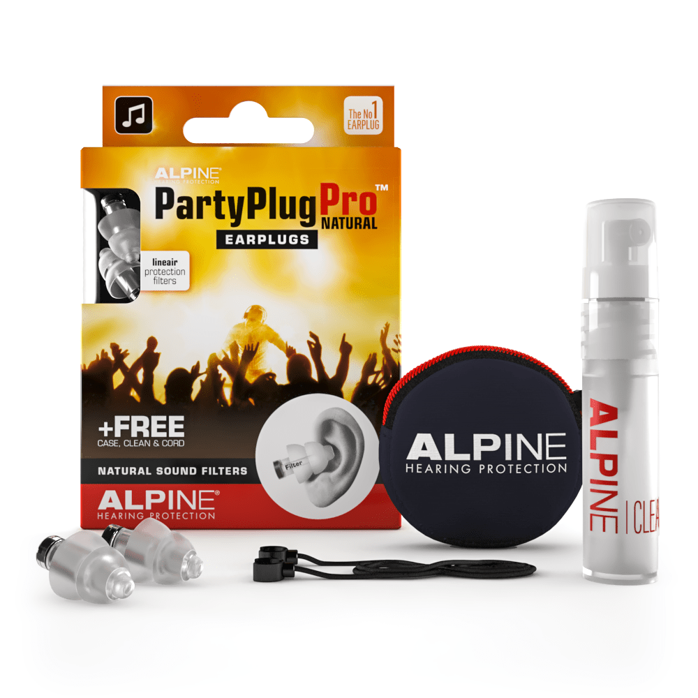 Protector auditivo Alpine PartyPlug Pro – Música y eventos – Reutilizable – Importado