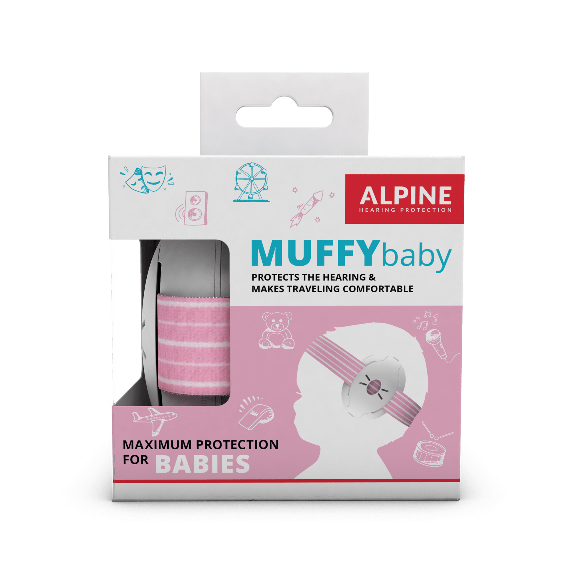 Protector auditivo Alpine Muffy Baby – Bebés – Orejera – Importado
