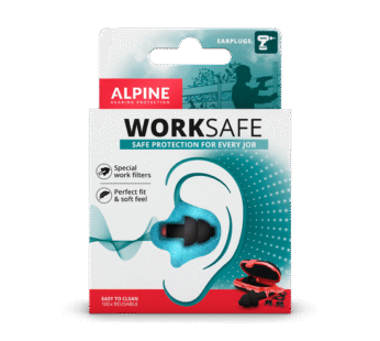Protector auditivo Alpine WorkSafe – Trabajo y bricolaje – Reutilizable – Importado