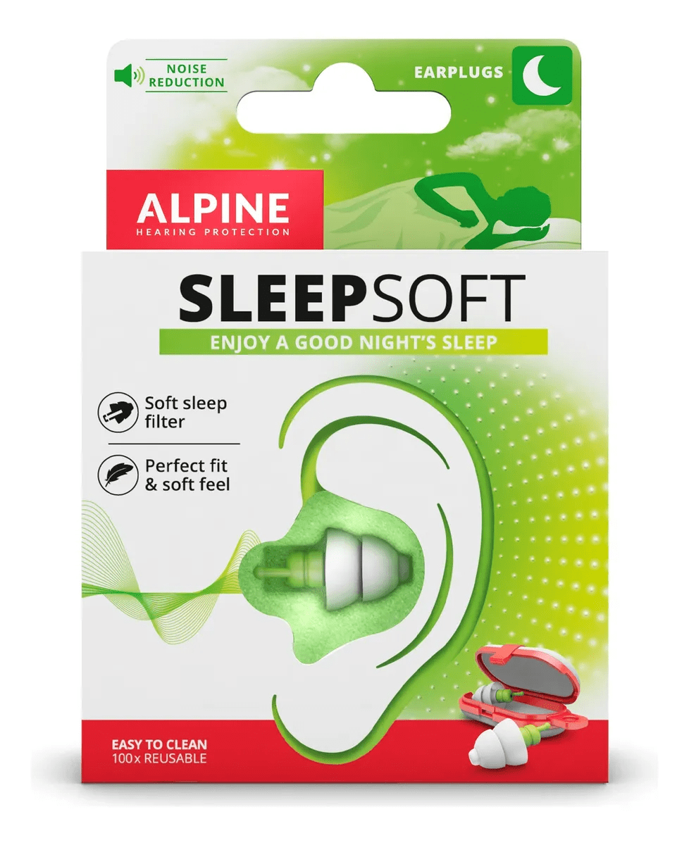 Protector auditivo Alpine SleepSoft – Dormir – Reutilizable – Importado