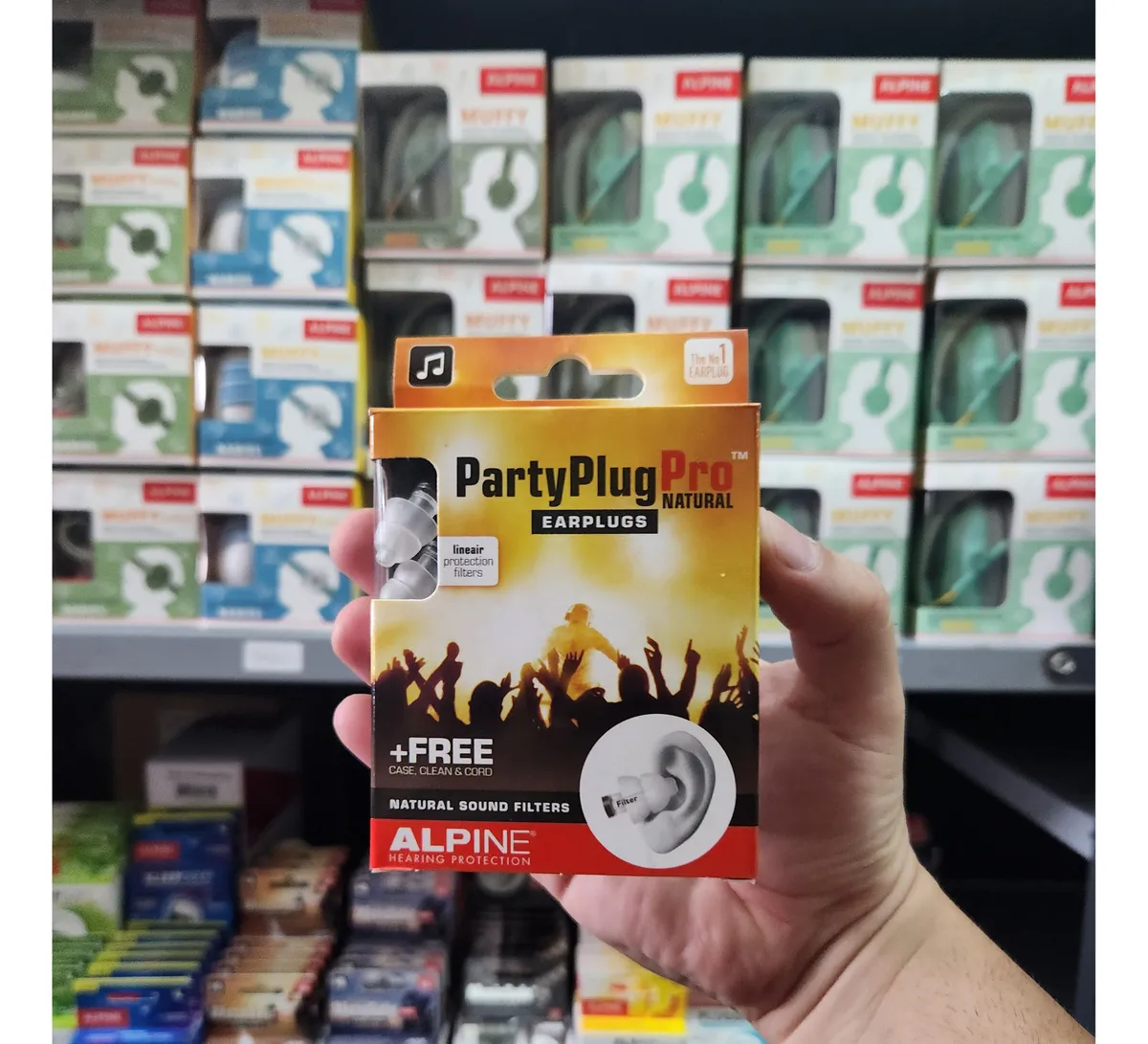 Protector auditivo Alpine PartyPlug Pro – Música y eventos – Reutilizable – Importado - Imagen 2