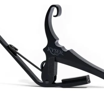 Capo Acus.pinza,KG6LTA, t.suave,m.black negro Imp