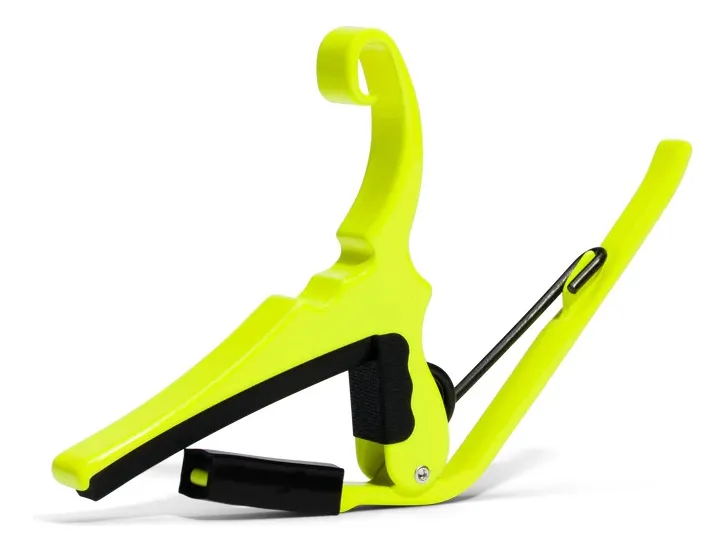 Capo Acustica,pinza, KG6NYA, Neon Yellow amarillo Imp - Imagen 2