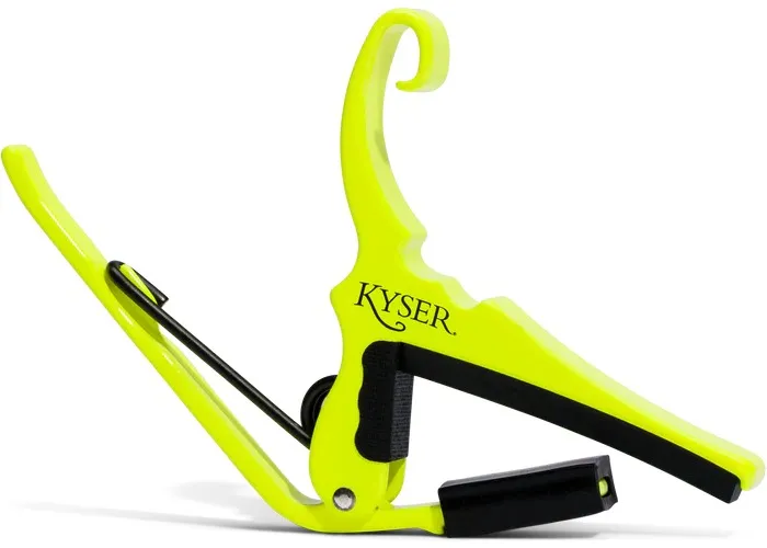 Capo Acustica,pinza, KG6NYA, Neon Yellow amarillo Imp