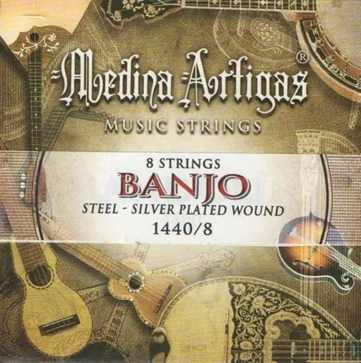 Medina Artigas Encordados Para Banjo Pack X2 - Imagen 3