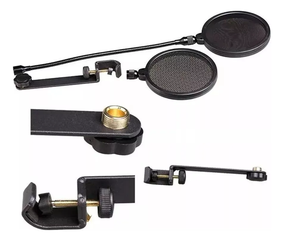 Anti Pop, dual Filter HM18AG prof. negro Imp - Imagen 4