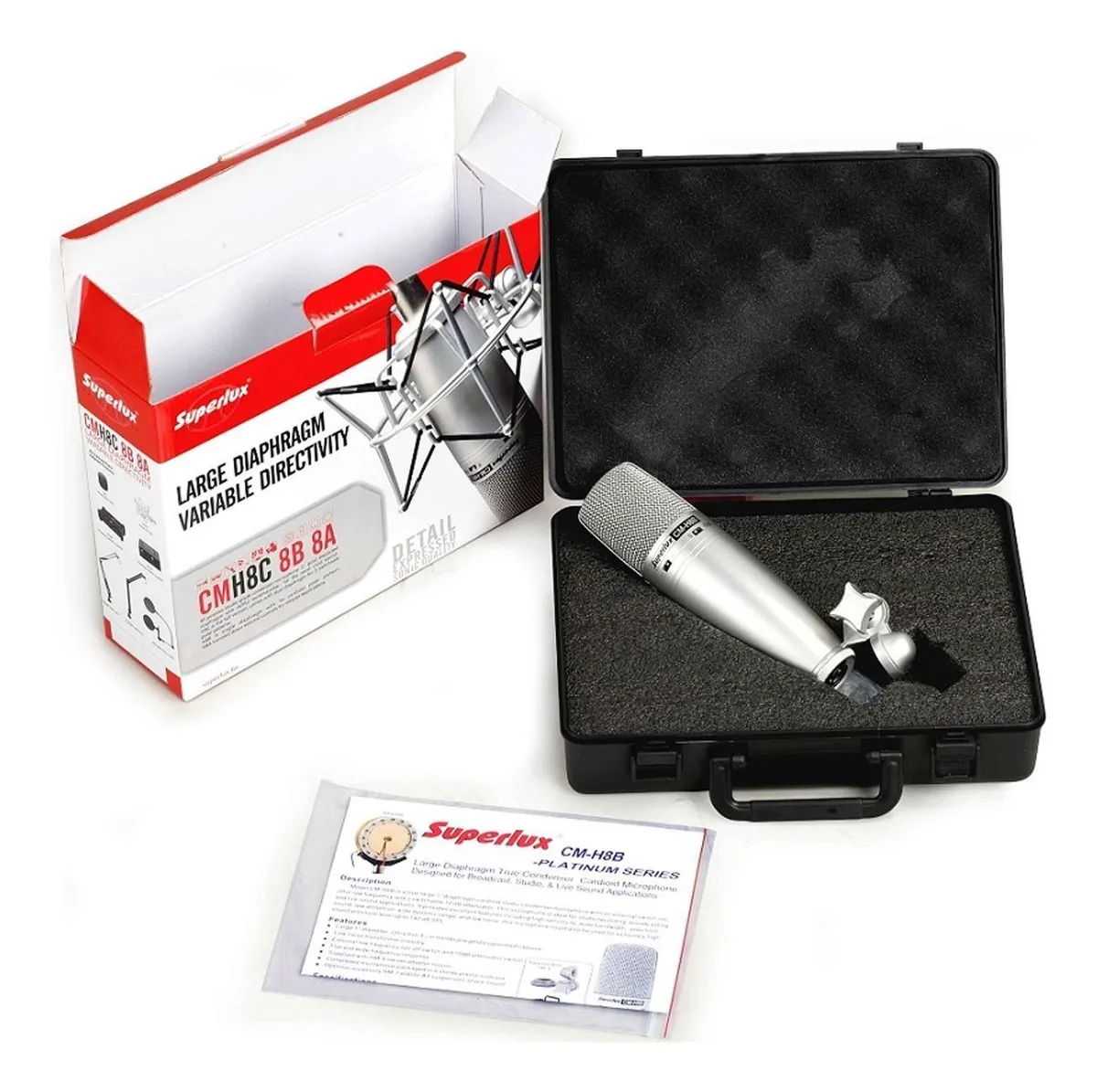 Microfono CMH8C de Estudio,condenser gris Imp - Imagen 4