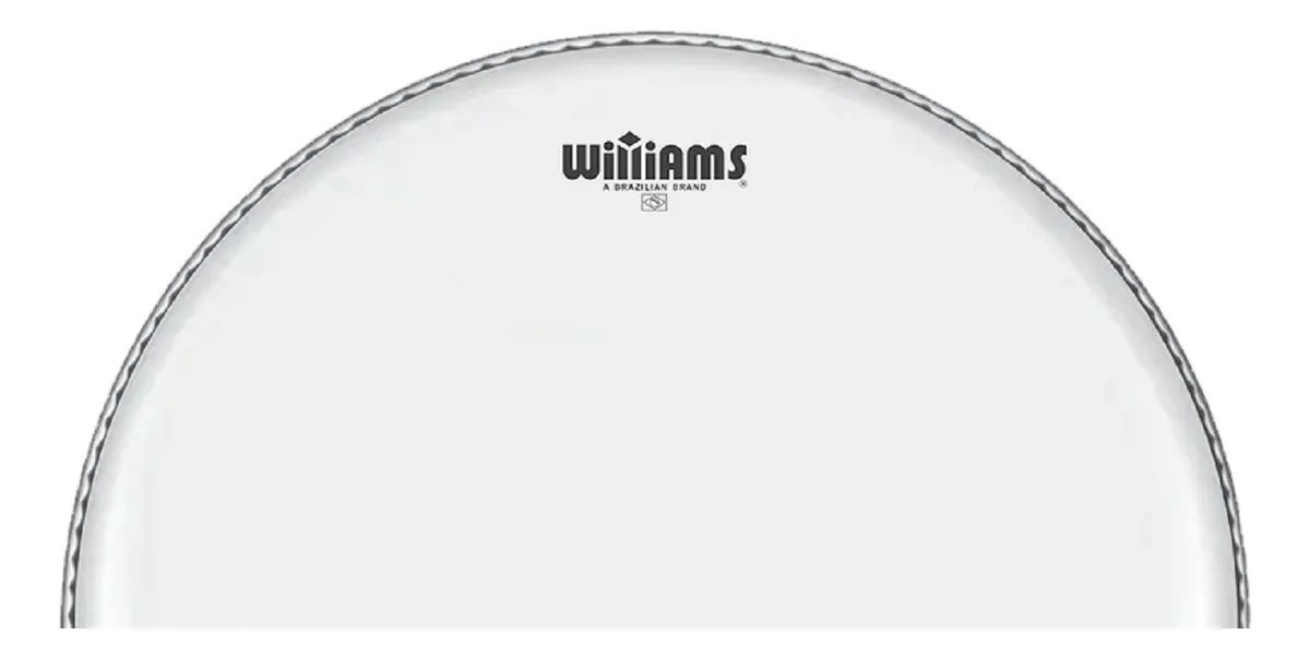 Parche 24" capa simple percusion milk serie WHITE . Imp