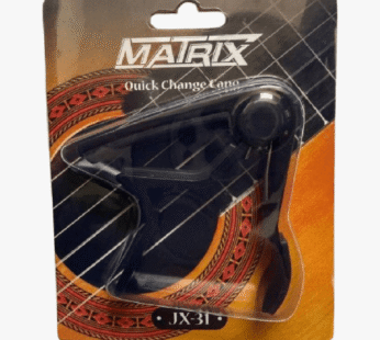 Transporte – Capo Tipo Pinza Matrix JX-31 para Guitarra Acústica Negro – Importado