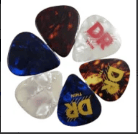 Pua para Guitarra, Celulloid, Thin. Varios Imp