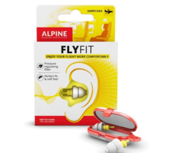 Protector auditivo Alpine FlyFit – Viaje y vuelo – Reutilizable – Importado