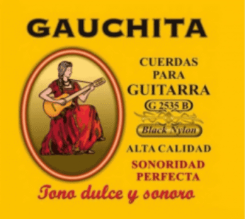Encordado para Guitarra Clásica Gauchita G2535B Nylon Black – Nacional