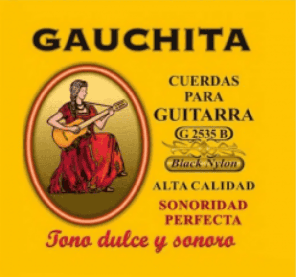 Encordado para Guitarra Clásica Gauchita G2535B Nylon Black – Nacional