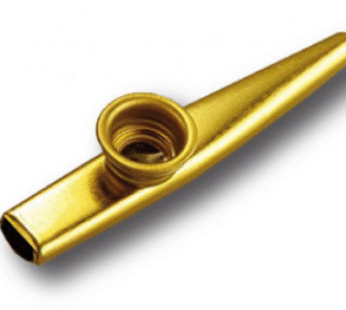 Kazoo Metálico Dorado LB Percusión K-025 – Importado