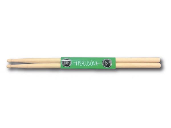 Palillos de madera LB Percusión 5B – Punta de madera – Standard – Nacional