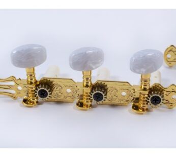Clavijero CL001D dorado boton nacar 35mm . Nac