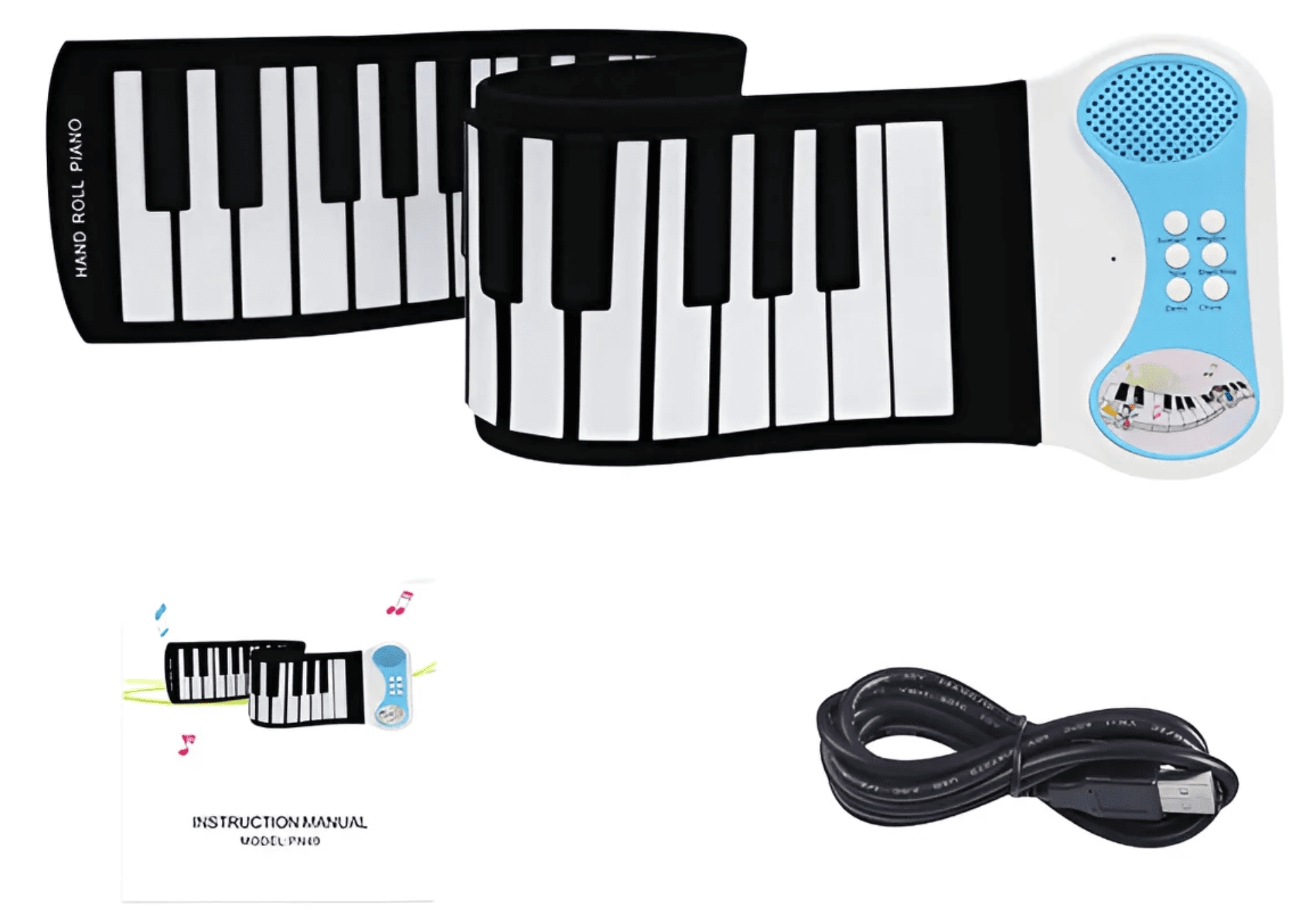 Teclado Flexible PN49 plegable 49 teclas . Nac