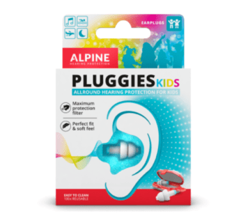 Protector auditivo Alpine Pluggies Kids – Niños – Reutilizable – Importado