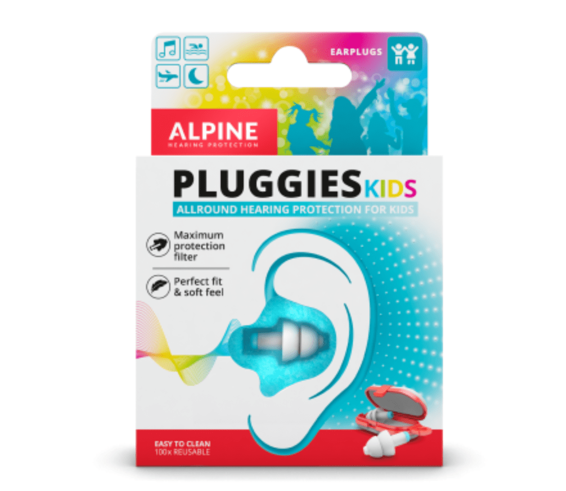 Protector auditivo Alpine Pluggies Kids – Niños – Reutilizable – Importado