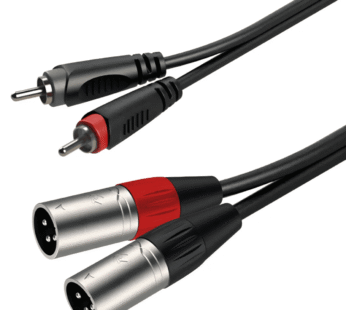 Cable RCA 2 XLR Hembra 2 metros