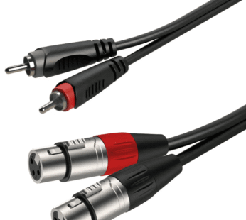 Cable RCA 2 XLR Macho 2 metros.