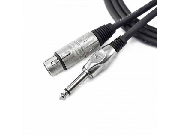 Cable ANGELS HG, 9,15 mts., cannon/plug. negro Imp