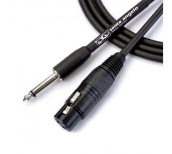 Cable NINJA HG,de 0.91 mts,cannon/plug negro Imp