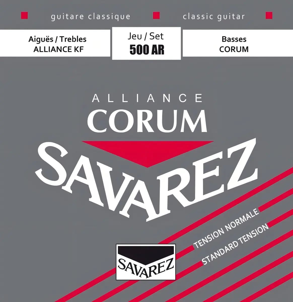 Encordado Guitarra Criolla Savarez Alliance Corum 500AR Media Tensión Importado