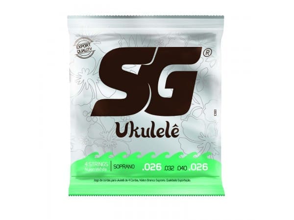 Encordado para ukelele soprano SG Nylon White – Origen Brasil