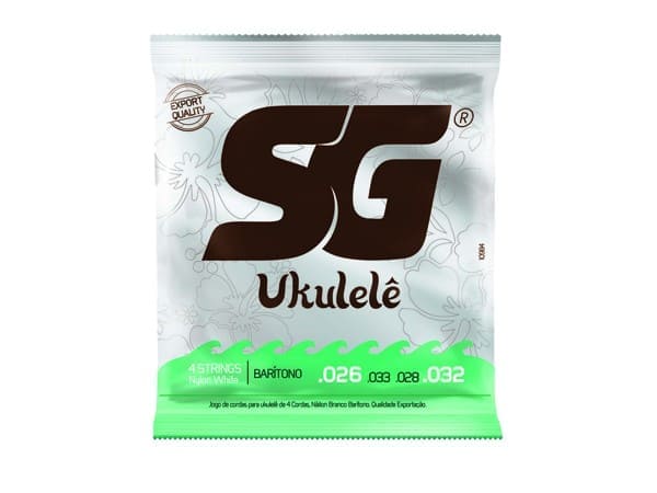 Encordado para ukelele barítono SG Nylon White – Origen Brasil