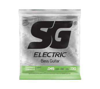 Encordado para bajo SG .045 de 5 cuerdas Nickel Plated Steel – Origen Brasil