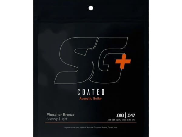 Encordado para guitarra acústica SG Coated Phosphor Bronze .010 – Origen Brasil