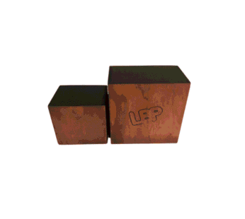 Bongó puertorriqueño LB Percusión de 2 cuerpos 14,5 cm x 13,5 cm x 12 cm y 20 cm x 20 cm x 12 cm – Nacional
