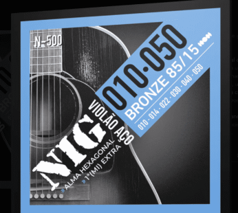 Encordado para guitarra acústica NIG N500 .010 Bronze 85/15 – Importado