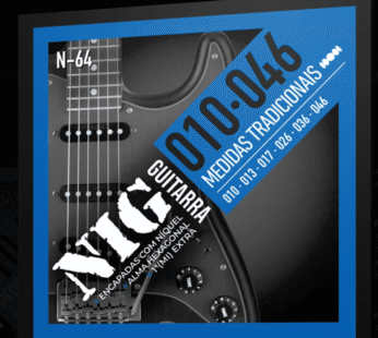 Encordado para guitarra eléctrica NIG N64 .010 níquel – Importado