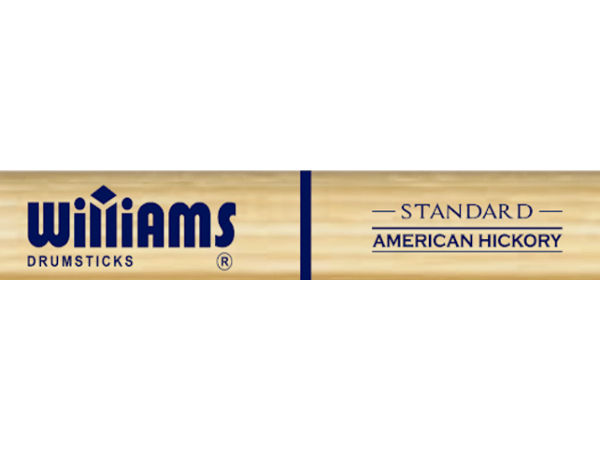 Palillos Williams 5B Standard American Hickory Punta Madera 406 mm x 15,3 mm - Imagen 2
