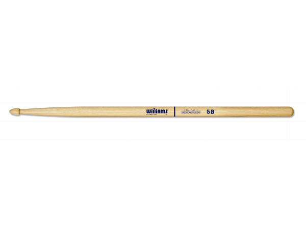 Palillos Williams 5B Standard American Hickory Punta Madera 406 mm x 15,3 mm