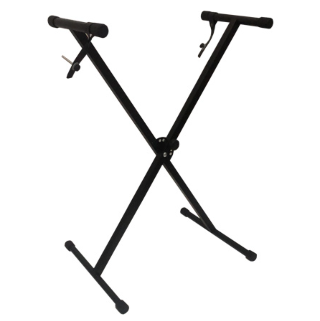 Soporte de Teclado Matrix Tipo Tijera Pata Simple Negro – Importado