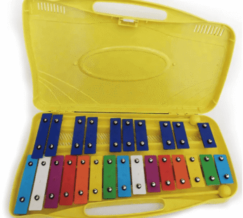 Metalofón LB Percusión 25 Notas con Placas de Aluminio, Estuche y 2 Baquetas – Importado