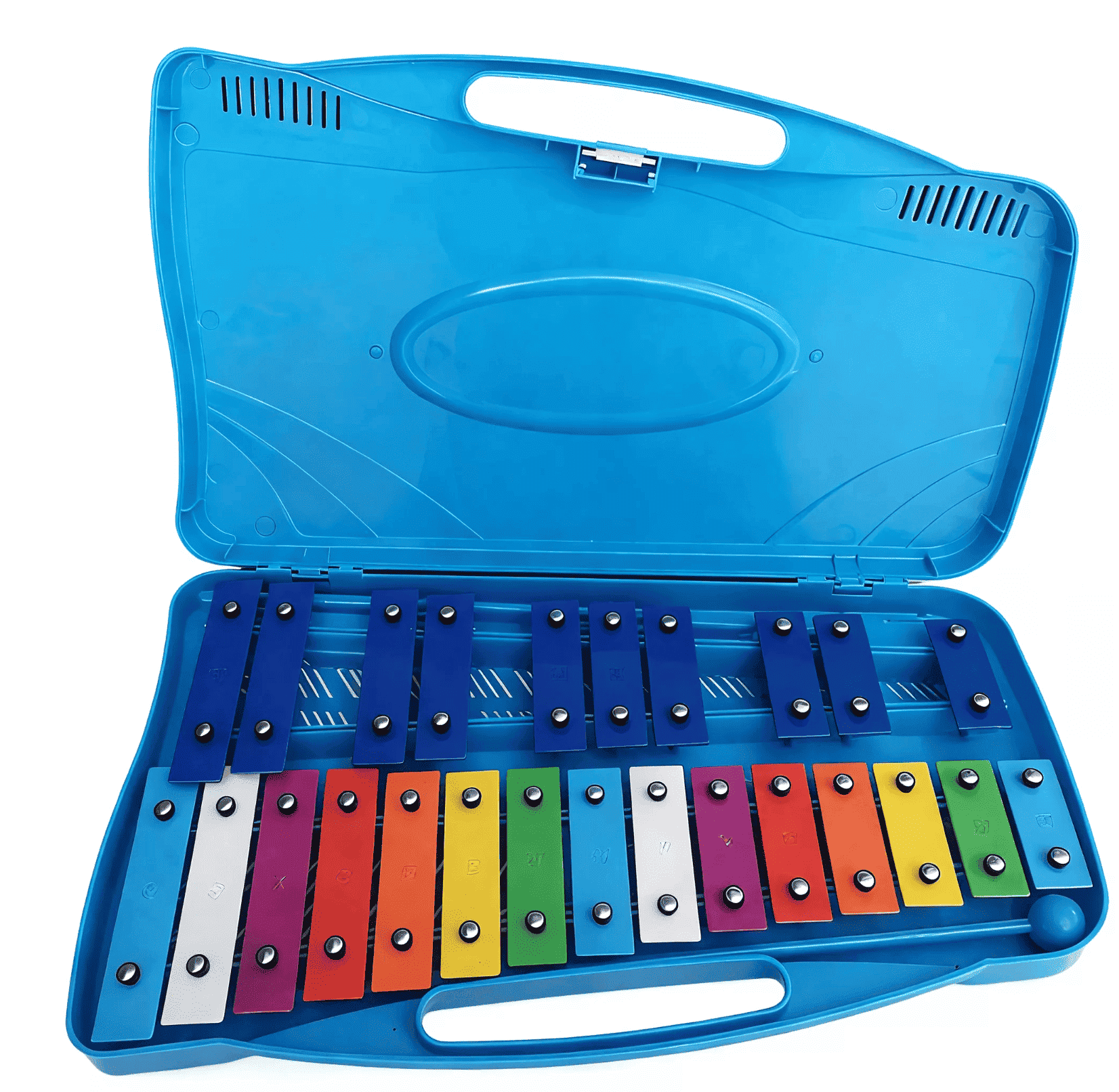 Metalofón LB Percusión 25 Notas con Placas de Aluminio, Estuche y 2 Baquetas – Importado - Imagen 3