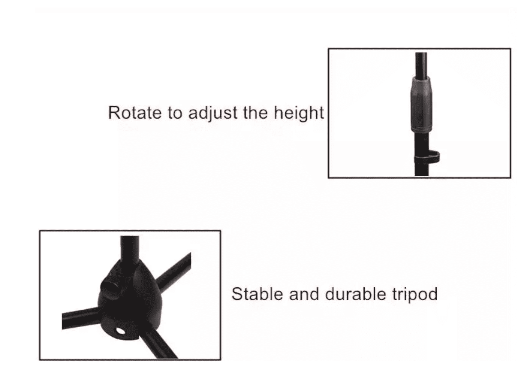 Soporte para Dos Micrófonos Matrix MS-200 Tipo Boom Doble – Importado - Imagen 4