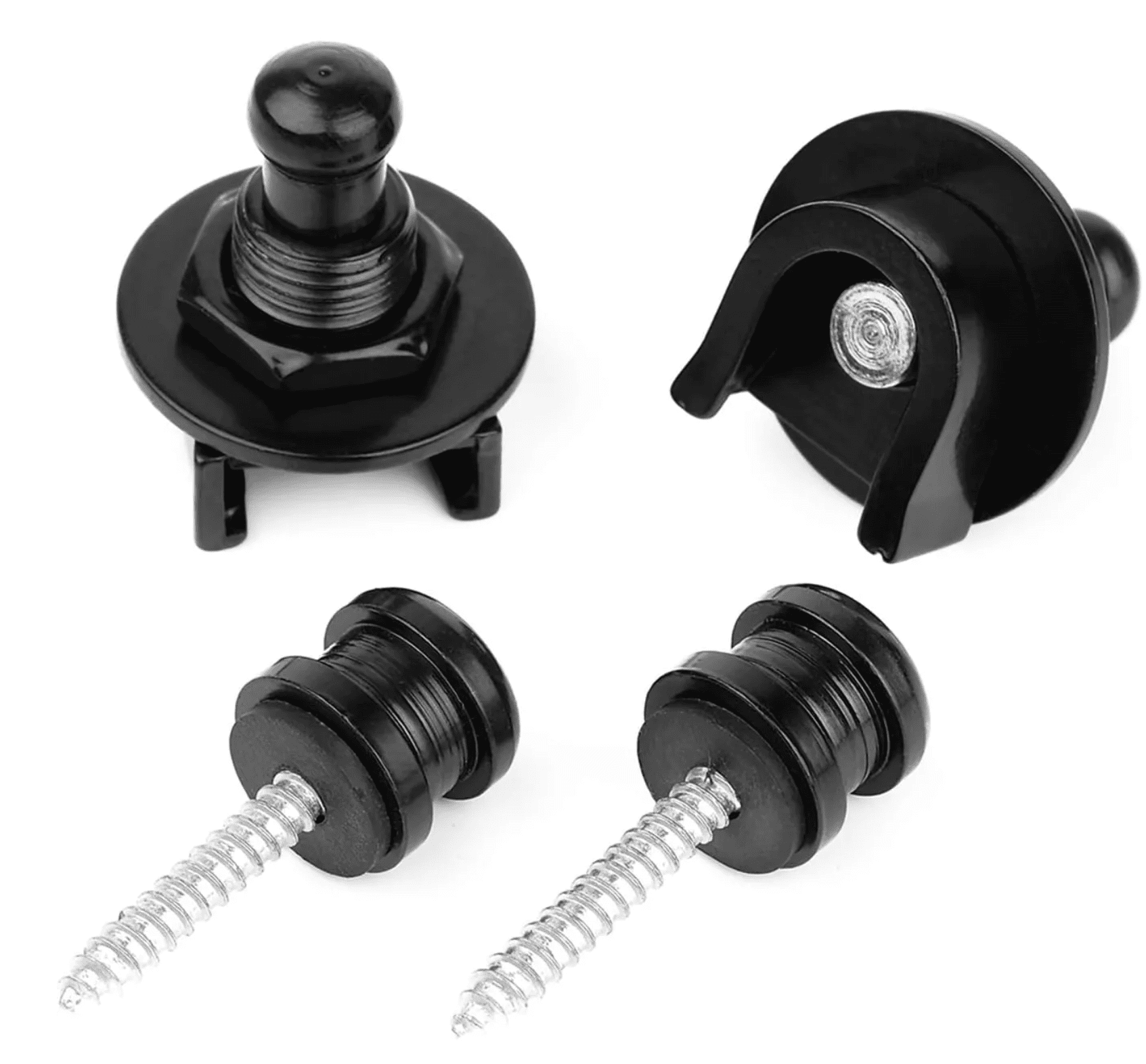 Strap Lock Wingo SL-55 para Guitarra y Bajo – Sistema de Seguridad – Importado