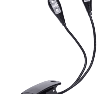 Luz para Atril Wingo WML-04 4 LEDs 2 Brazos Flexibles – Importada