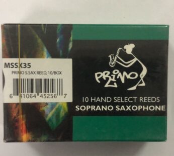 Cañas para saxo soprano Primo Nº 2 x10 unidades – Nacionales