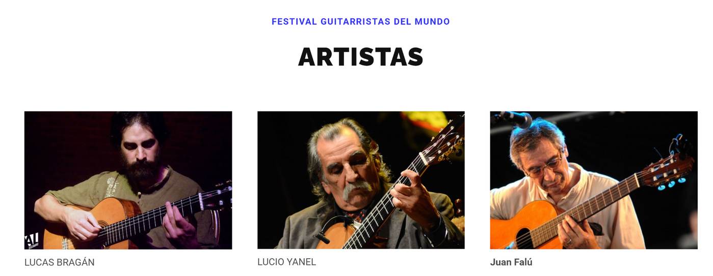 Guitarras del Mundo 2026: festival de guitarra en Argentina